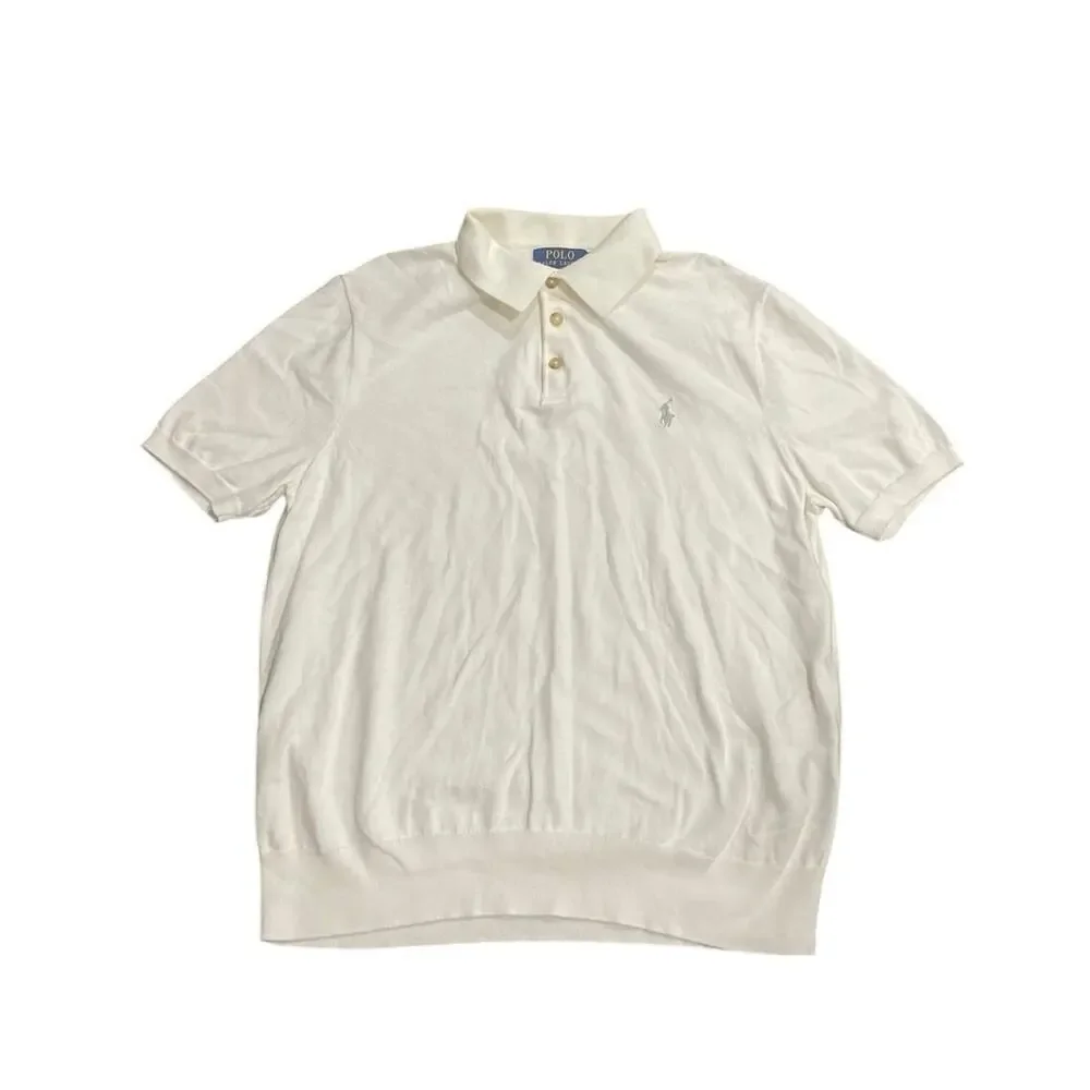 Polo Ralph Lauren Short Sleeve Knit Polo Shirt SZ M Slim Fit Classic Preppy